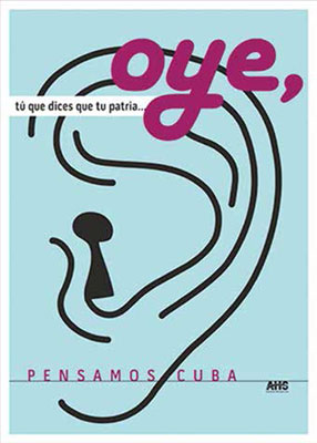 Pensamos Cuba, 2012 / Silkscreen 11/40/50 x 70 cm / Co-authored by Pepe Menendez