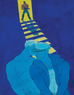 Caníbal, 2003 / Series: The tamer and other stories / Oil on canvas / 140 x 150 cm